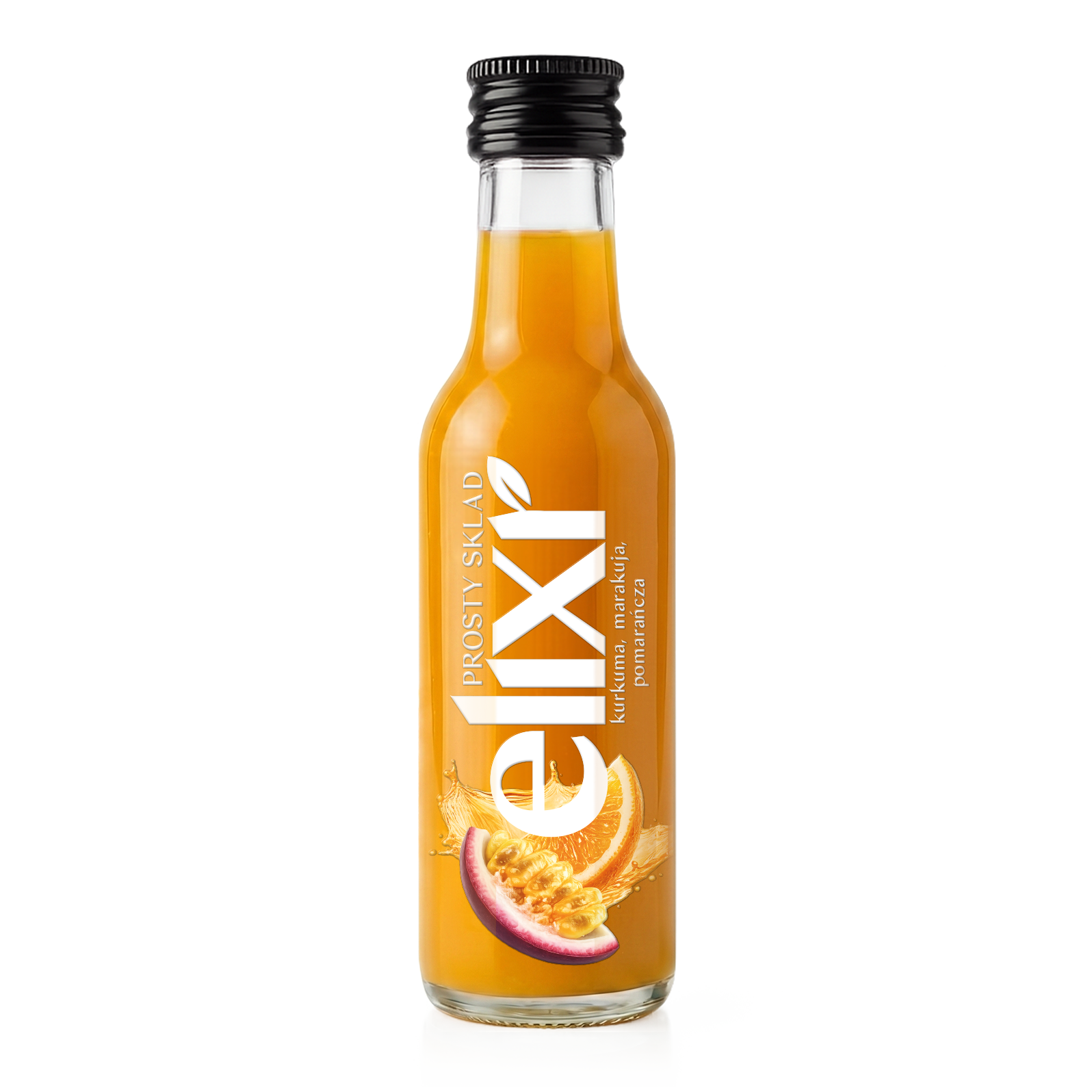 Shot Elixr 50ml - kurkuma marakuja pomarańcza